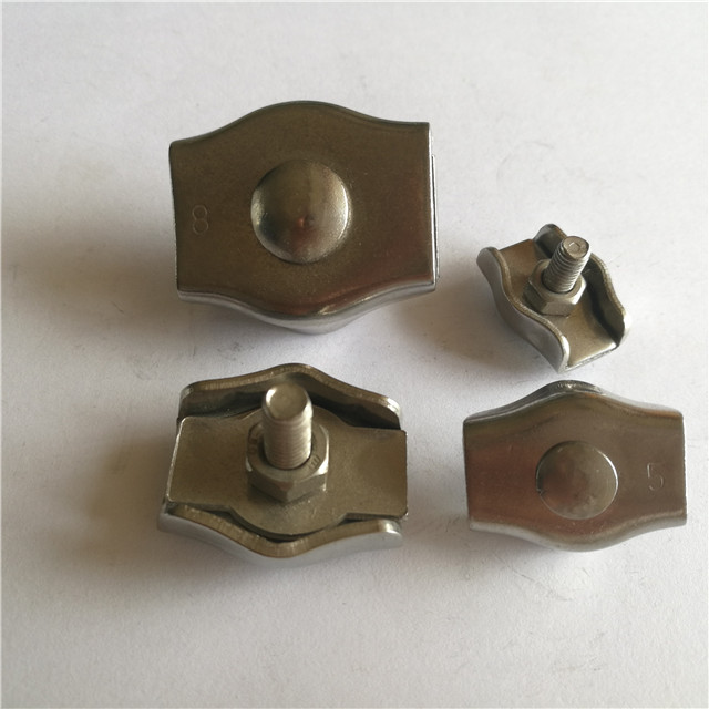 Stainless Steel or Ion Simplex Wire Rope Clip and Duplex Wire Rope Clip