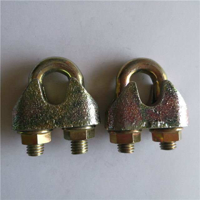 Din1142 Galvanized Malleable Wire Rope Clips Wire Clamp