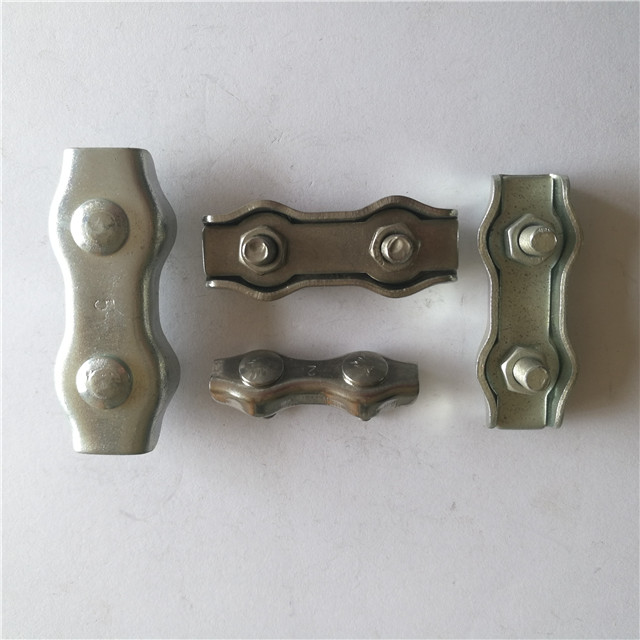 Stainless Steel or Ion Simplex Wire Rope Clip and Duplex Wire Rope Clip