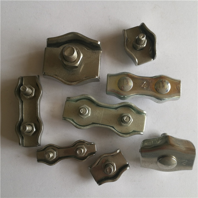 Stainless Steel or Ion Simplex Wire Rope Clip and Duplex Wire Rope Clip