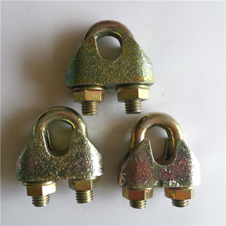 Steel Wire Rope Clip Din1142 Galvanized Malleable Wire Rope Clip