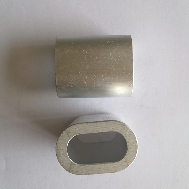 Steel Wire Rope Aluminum Ferrule Aluminum Oval Sleeves DIN3093