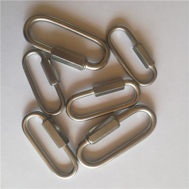 Stainless Steel or Iron Quick Link Wide Jaw Quick Link